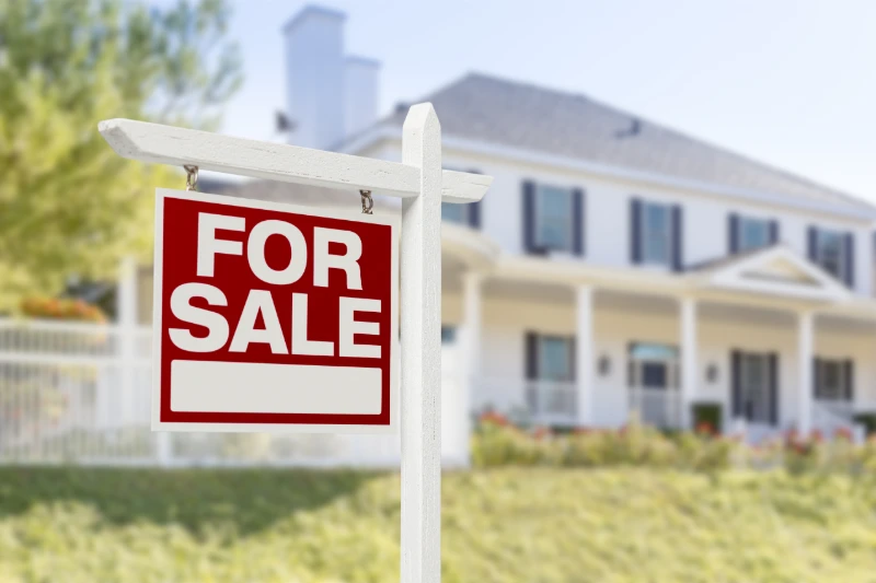 Home for sale real estate sign